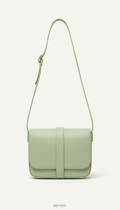 Light Green Crossbody Bag With Adjustable Strap